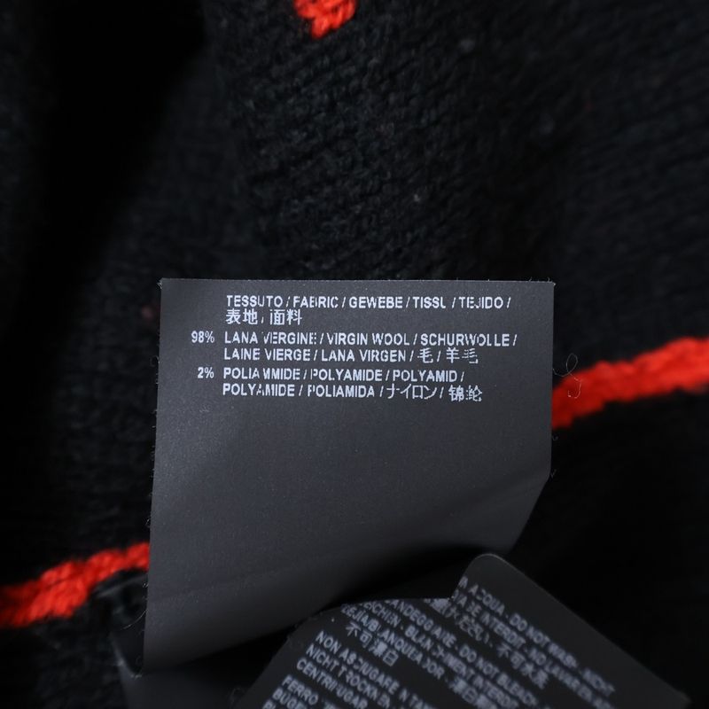 Balenciaga Allover Logo-print Crew Neck Long-sleeved Knit Sweater Red 542601-t14