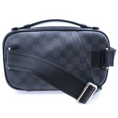 Louis Vuitton Damier Graphite Ambler Body Bag Waist Bag Shoulder Bag Black