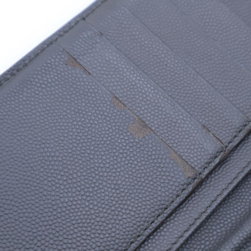 Saint Laurent Paris Organizer Leather Long Fold Wallet Ysl-315866 Long Wallet