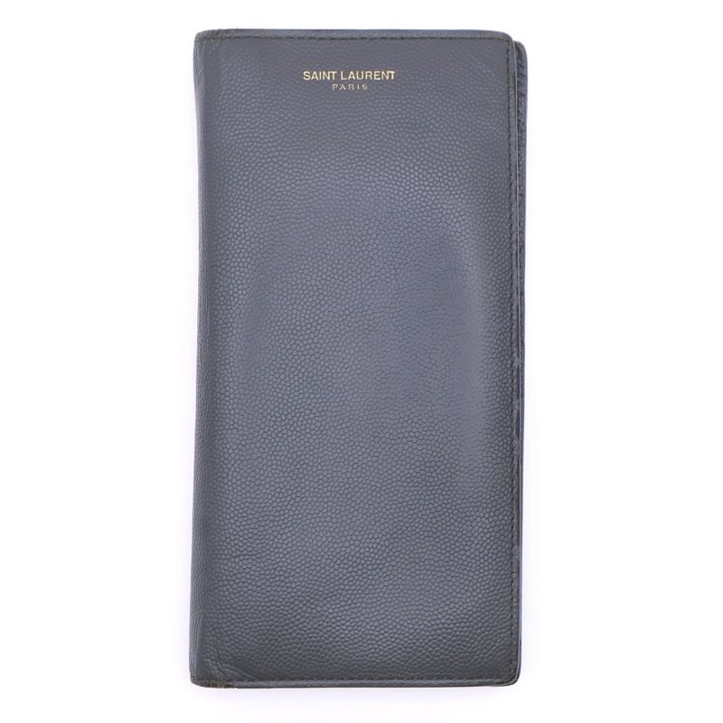 Saint Laurent Paris Organizer Leather Long Fold Wallet Ysl-315866 Long Wallet