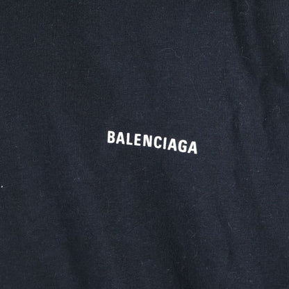 Balenciaga Front Logo Print Short-sleeved T-shirt Cut And Sewn 613968-tyk28
