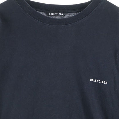Balenciaga Front Logo Print Short-sleeved T-shirt Cut And Sewn 613968-tyk28