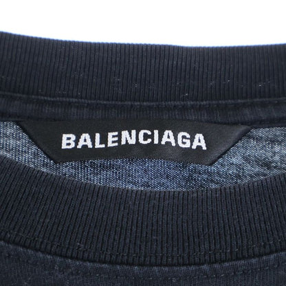 Balenciaga Front Logo Print Short-sleeved T-shirt Cut And Sewn 613968-tyk28