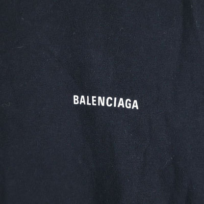 Balenciaga Front Logo Print Short-sleeved T-shirt Cut And Sewn 613968-tyk28
