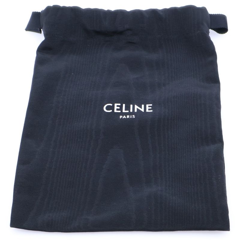 Celine Mini Triomphe Shoulder Bag Pochette Brown 10i192dm5