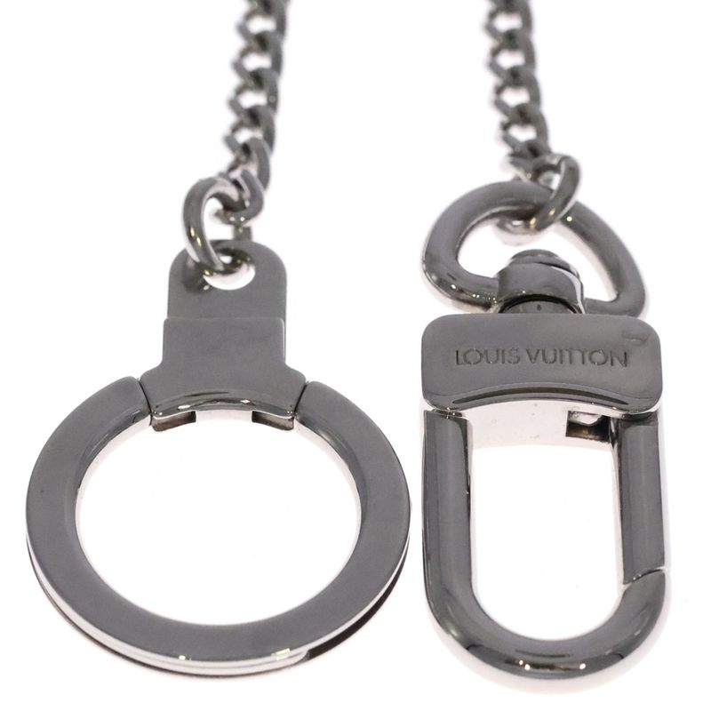 Louis Vuitton Chenne Ano Cles Key Ring Wallet Chain Silver M58035
