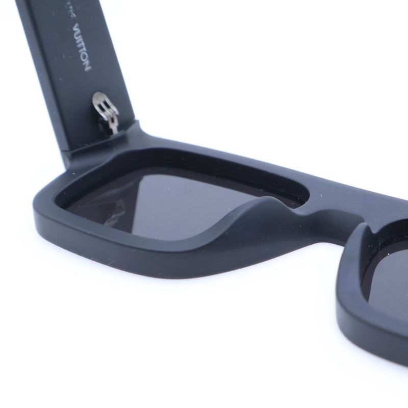Louis Vuitton Sunglasses In Square Deep Black Z2707e