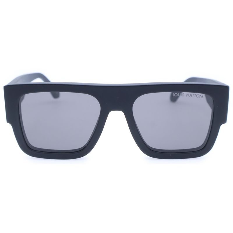 Louis Vuitton Sunglasses In Square Deep Black Z2707e