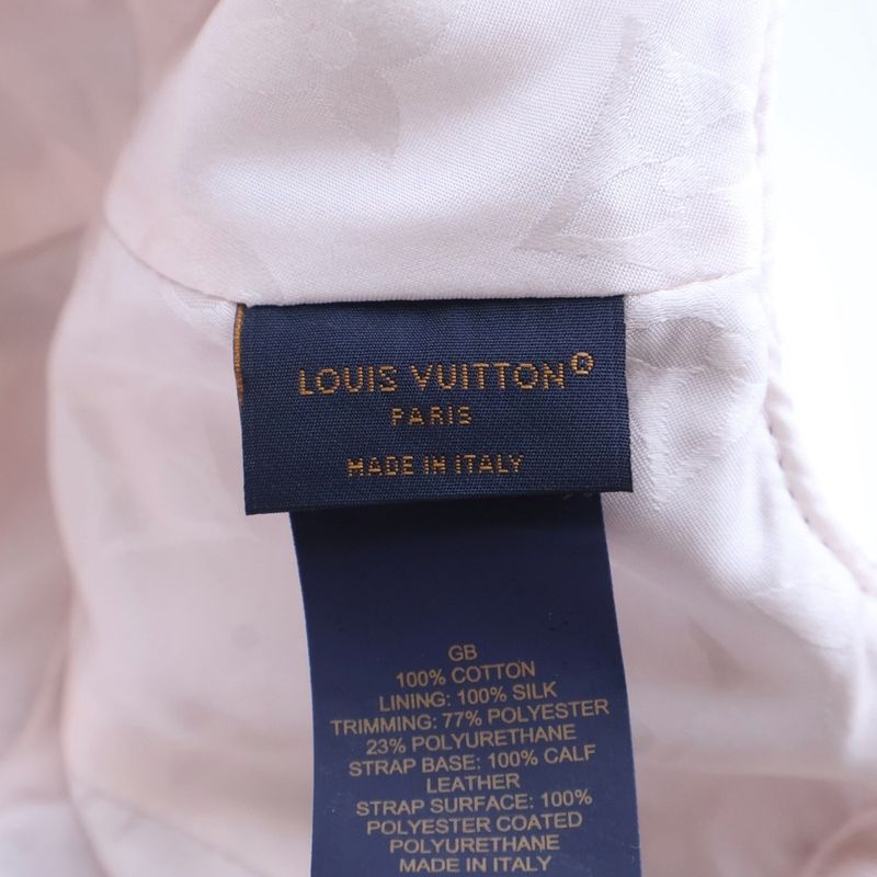 Louis Vuitton LV Touch Logo Embroidery Velour Baseball Cap Hat Pink Ladies