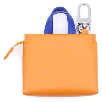 Louis Vuitton Bag Charm LV Mini Shopper Key Holder Bag Charm Key Ring Leather