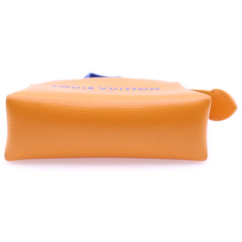 Louis Vuitton Bag Charm LV Mini Shopper Key Holder Bag Charm Key Ring Leather