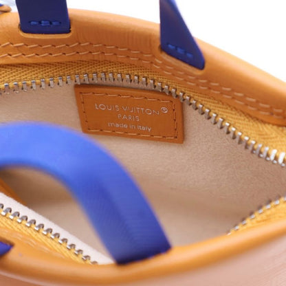 Louis Vuitton Bag Charm LV Mini Shopper Key Holder Bag Charm Key Ring Leather