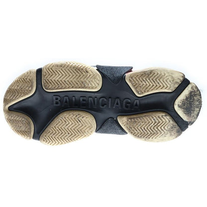 Balenciaga Triple S Triple S Lace-up Low Cut Sneakers 524039 White Black Pink