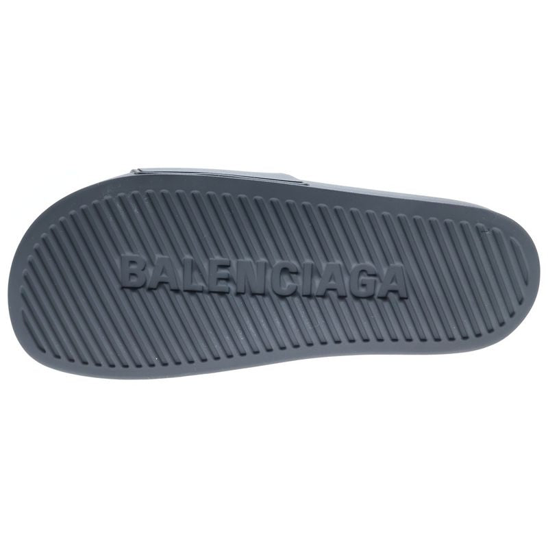 Balenciaga School Pool Sandal Rubber Sandal Black