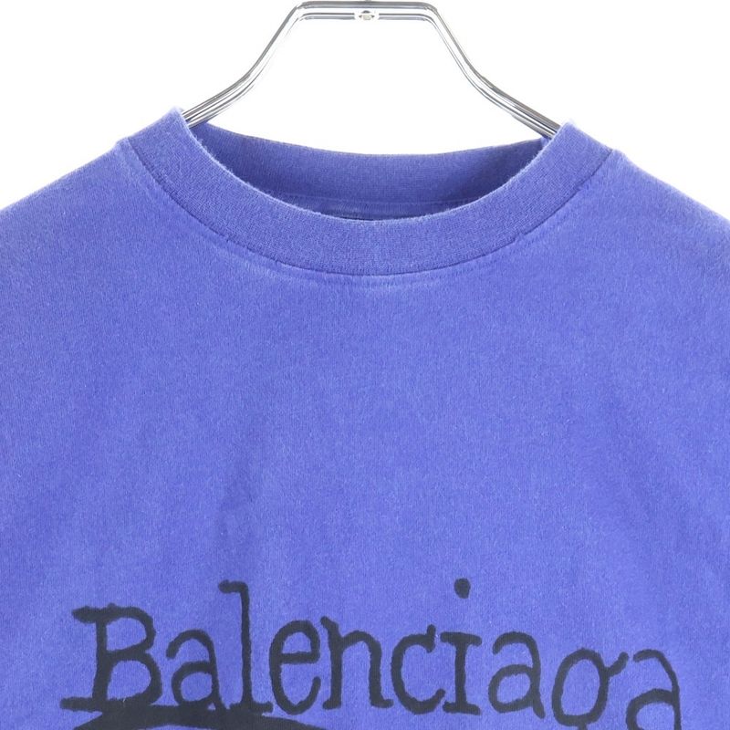 Balenciaga 22AW Handwritten Campaign Logo T-shirt Handwritten Campaign Logo