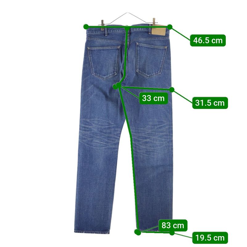 Celine Blue Washed Lou Jeans Straight Denim Pants Indigo 1AB7 930F