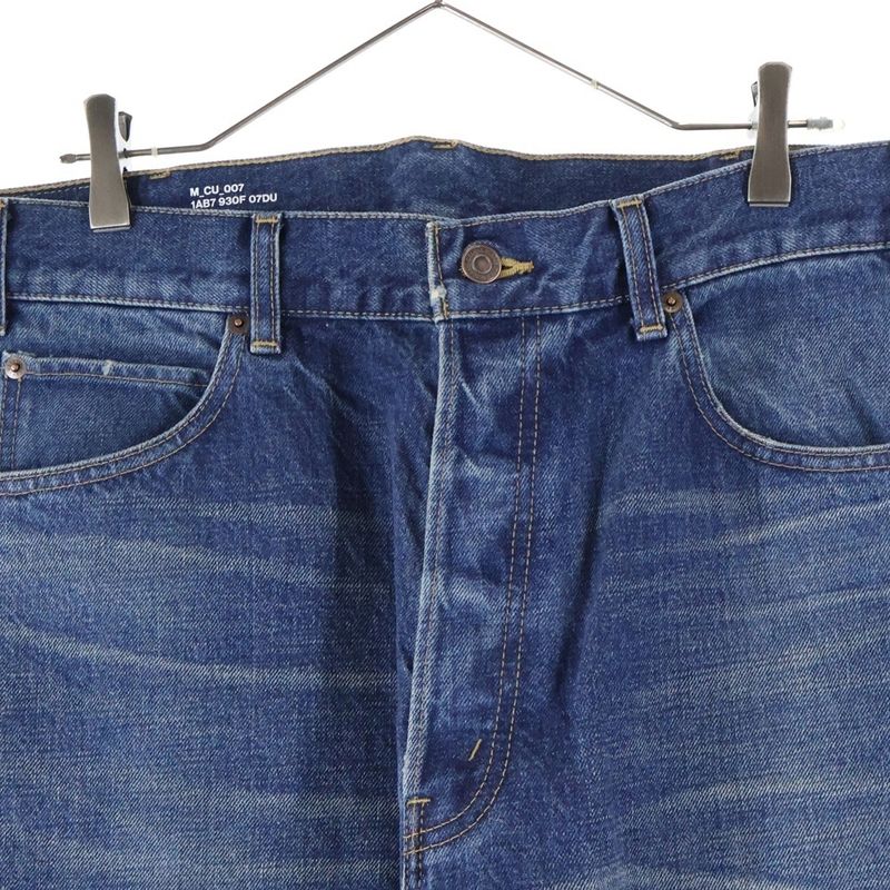 Celine Blue Washed Lou Jeans Straight Denim Pants Indigo 1AB7 930F