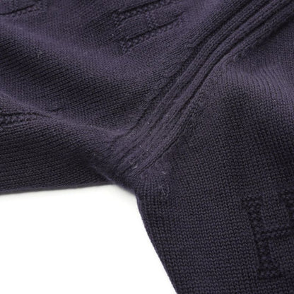 Hermes Cardigan H Logo Wool Cardigan Women Used B