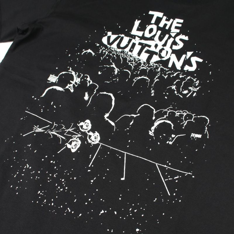 Louis Vuitton Cut and Sewn LV Concert Print Cotton T-Shirt Men's Used a