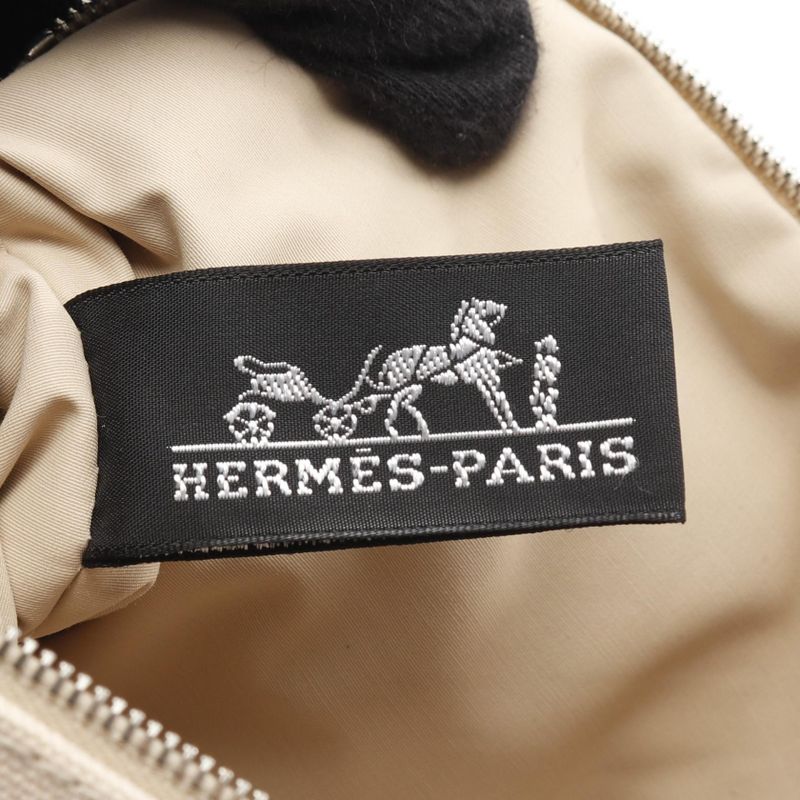 Hermes Pouch Bolide Pouch 20 Natural Canvas Leather Bolide Pouch Mini Natural