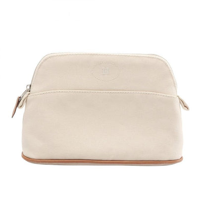 Hermes Pouch Bolide Pouch 20 Natural Canvas Leather Bolide Pouch Mini Natural