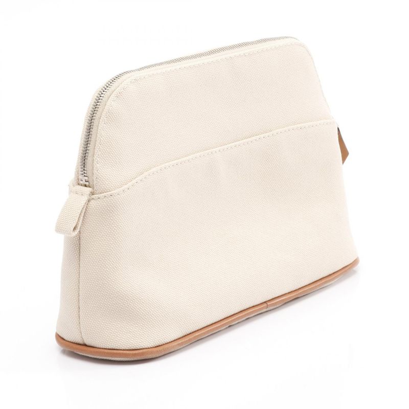 Hermes Pouch Bolide Pouch 20 Natural Canvas Leather Bolide Pouch Mini Natural
