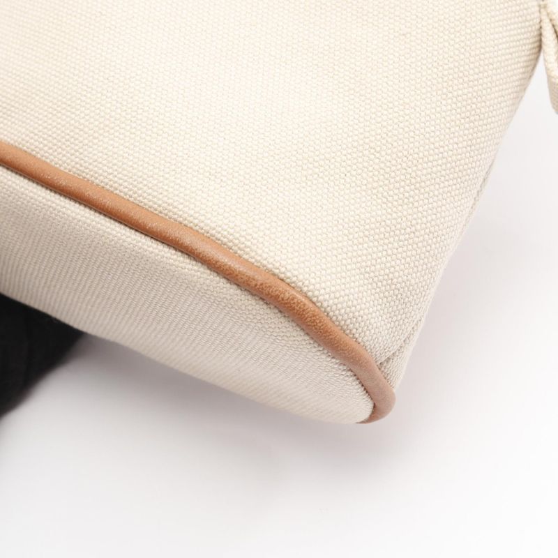 Hermes Pouch Bolide Pouch 20 Natural Canvas Leather Bolide Pouch Mini Natural
