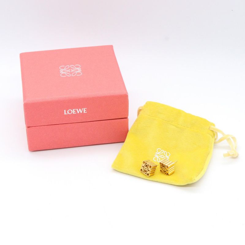 Loewe Earrings Anagram Stud Earrings J821239x04 8130 7.7g Silver 925 Anagram