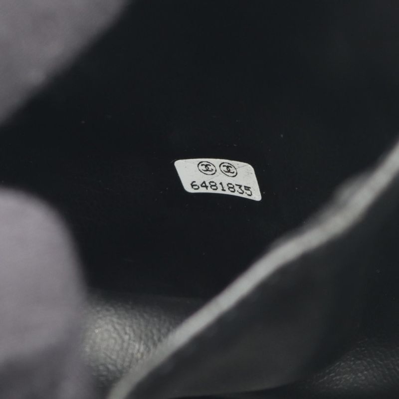 Chanel Handbag Coco Mark Black Caviar Skin (grained Calf) Coco Mark Vertical