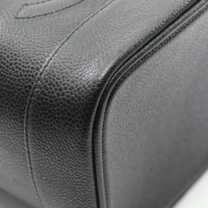 Chanel Handbag Coco Mark Black Caviar Skin (grained Calf) Coco Mark Vertical