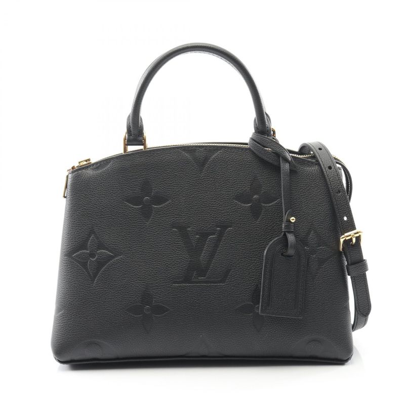 Louis Vuitton Handbag Petit Palais PM Monogram Empreinte M58916 Noir Black