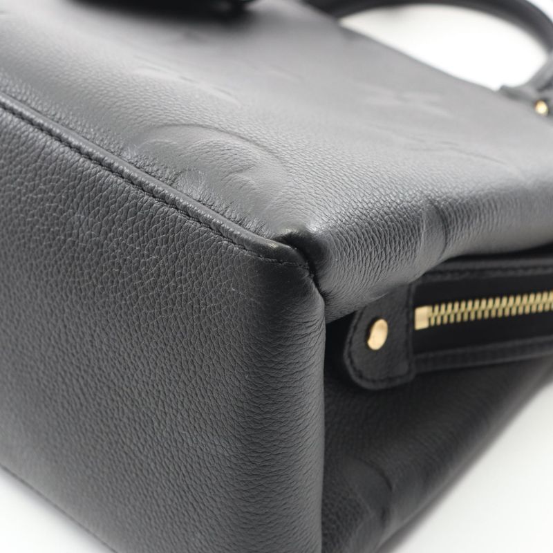 Louis Vuitton Handbag Petit Palais PM Monogram Empreinte M58916 Noir Black