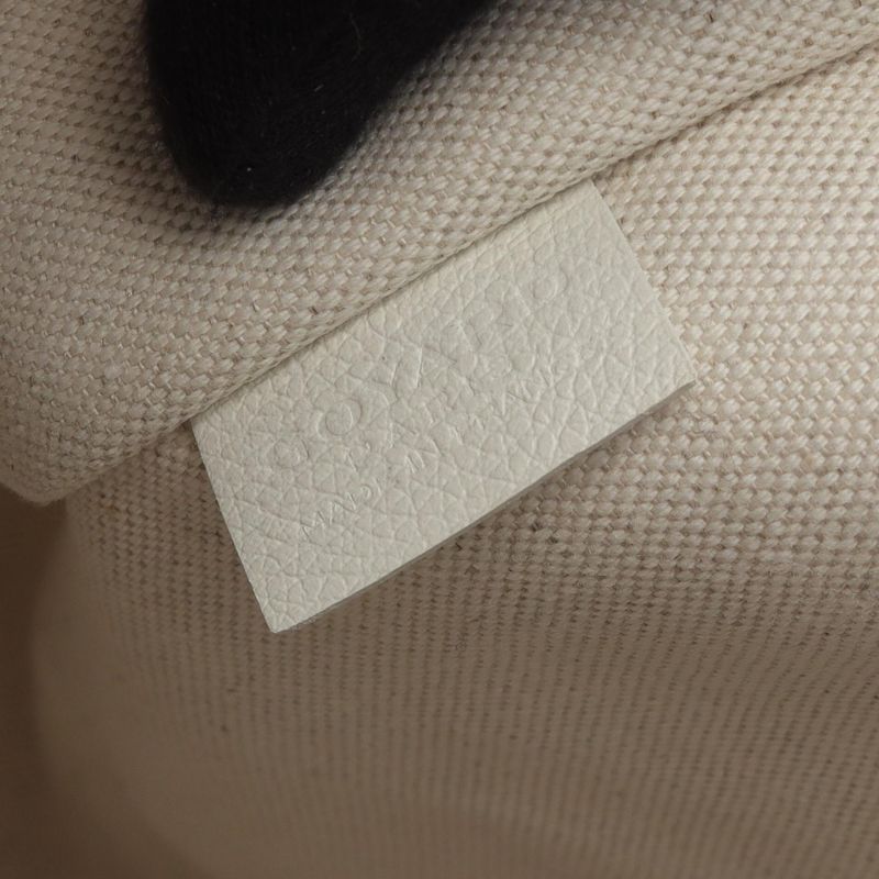 Goyard Tote Bag Villette PM Yuro Indian Motif White PVC Coated Canvas Leather