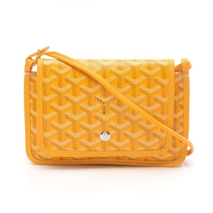 Goyard Shoulder Bag Plume Pouch Wallet Plumetpmlty50cl50p Yellow PVC Coated