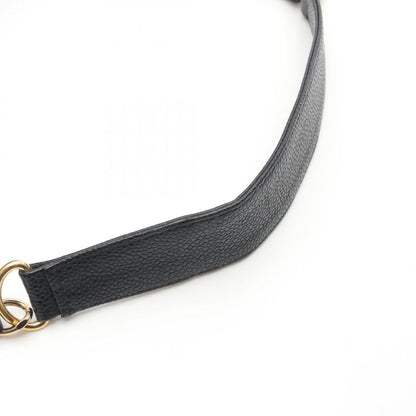 Chanel Shoulder Bag Matelasse Black Caviar Skin (grained Calf) Matelasse