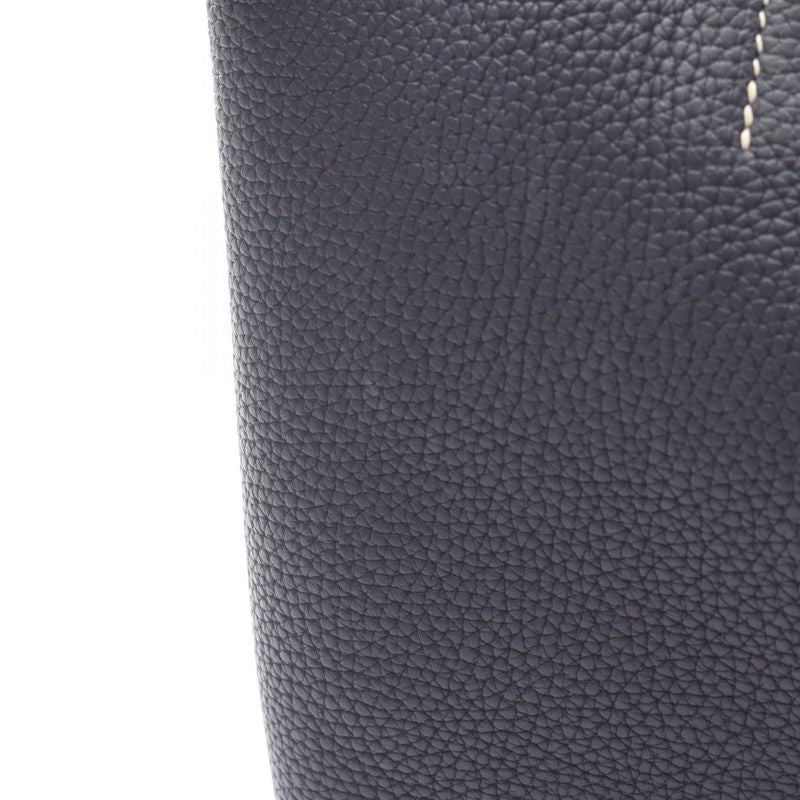 Hermes Tote Bag Double Sens 45 Blue Nuit 062270ca Black Blue Nuit Other Double