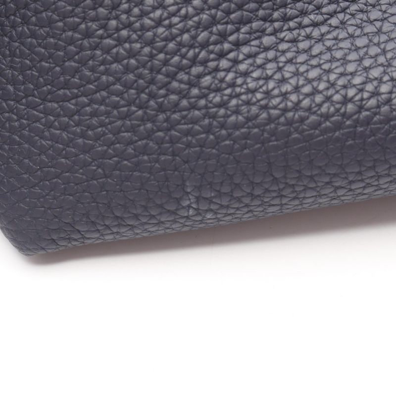 Hermes Tote Bag Double Sens 45 Blue Nuit 062270ca Black Blue Nuit Other Double