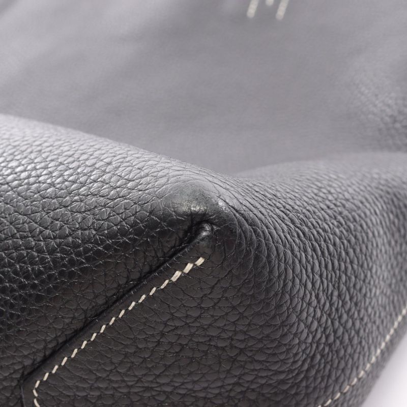 Hermes Tote Bag Double Sens 45 Blue Nuit 062270ca Black Blue Nuit Other Double