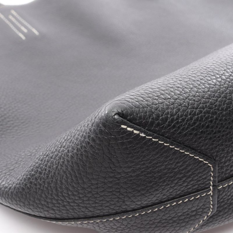 Hermes Tote Bag Double Sens 45 Blue Nuit 062270ca Black Blue Nuit Other Double