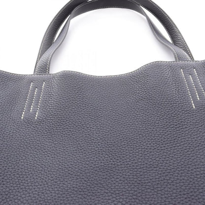 Hermes Tote Bag Double Sens 45 Blue Nuit 062270ca Black Blue Nuit Other Double