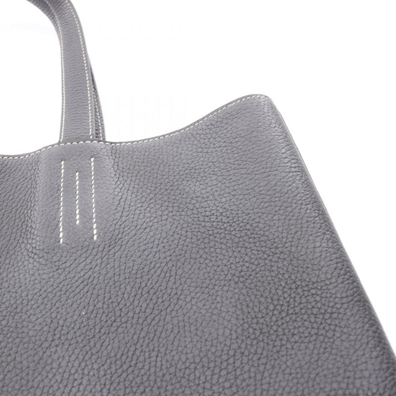 Hermes Tote Bag Double Sens 45 Blue Nuit 062270ca Black Blue Nuit Other Double