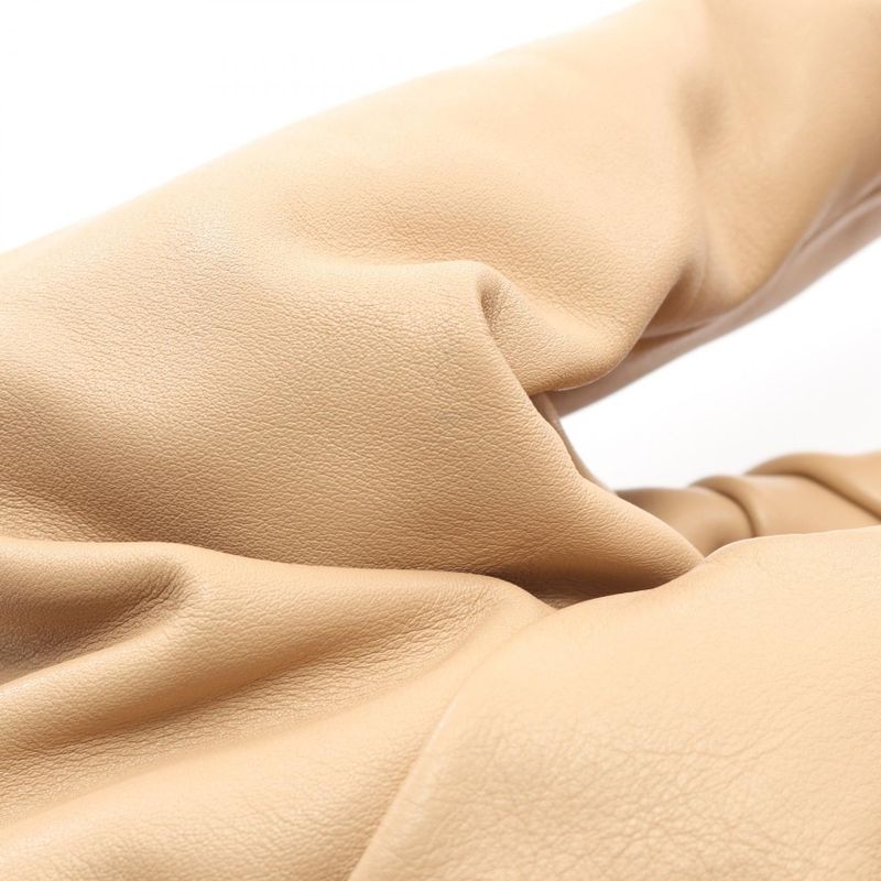 Bottega Veneta Handbag the Shoulder Pouch Beige Leather the Shoulder Pouch