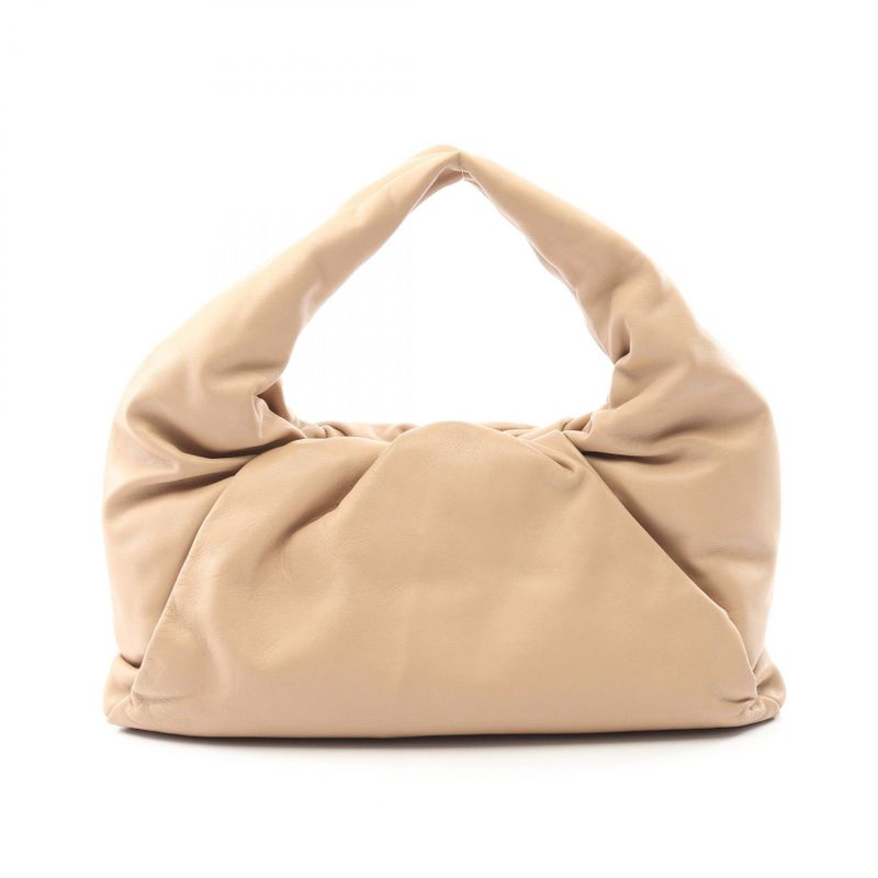 Bottega Veneta Handbag the Shoulder Pouch Beige Leather the Shoulder Pouch