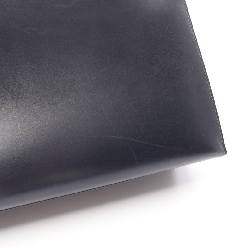 Hermes Handbag Kelly 32 Blue Indigo Blue Indigo Blue Indigo Calf Leather Kelly