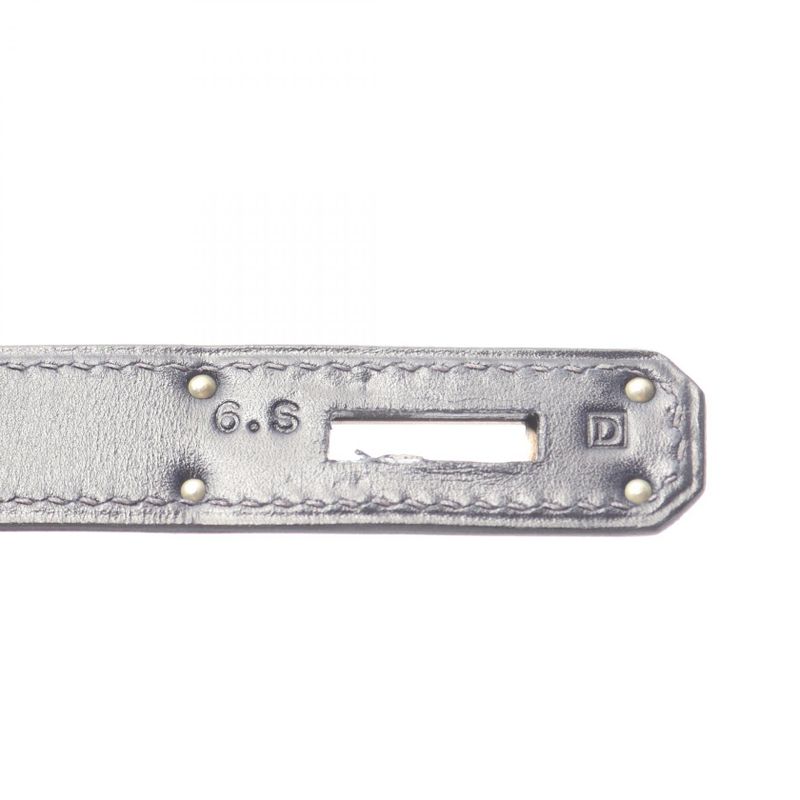 Hermes Handbag Kelly 32 Blue Indigo Blue Indigo Blue Indigo Calf Leather Kelly