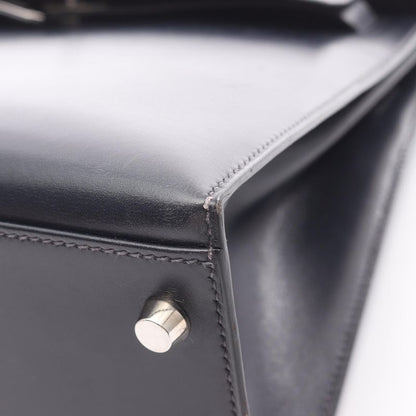 Hermes Handbag Kelly 32 Blue Indigo Blue Indigo Blue Indigo Calf Leather Kelly