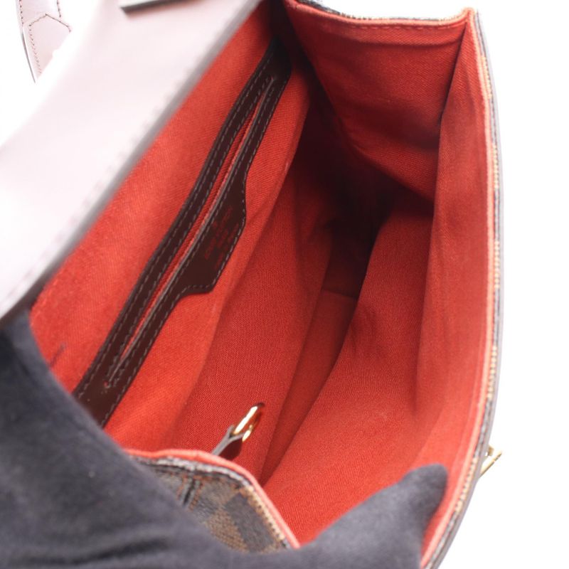 Louis Vuitton Backpack Sac Backpack Soho Damier Ebene N51132 PVC Coated Canvas