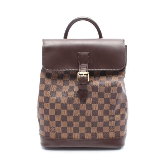 Louis Vuitton Backpack Sac Backpack Soho Damier Ebene N51132 PVC Coated Canvas