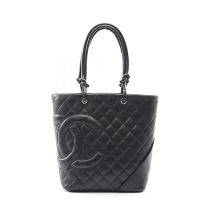 Chanel Tote Bag Cambon Line Medium A25167 Black Lambskin Cambon Medium Tote