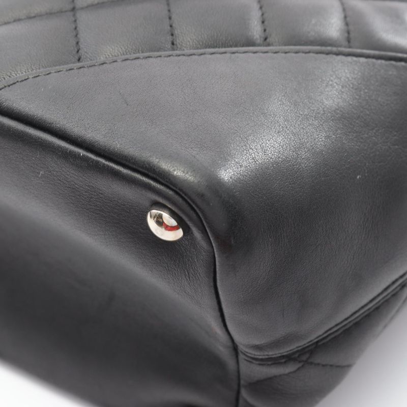 Chanel Tote Bag Cambon Line Medium A25167 Black Lambskin Cambon Medium Tote